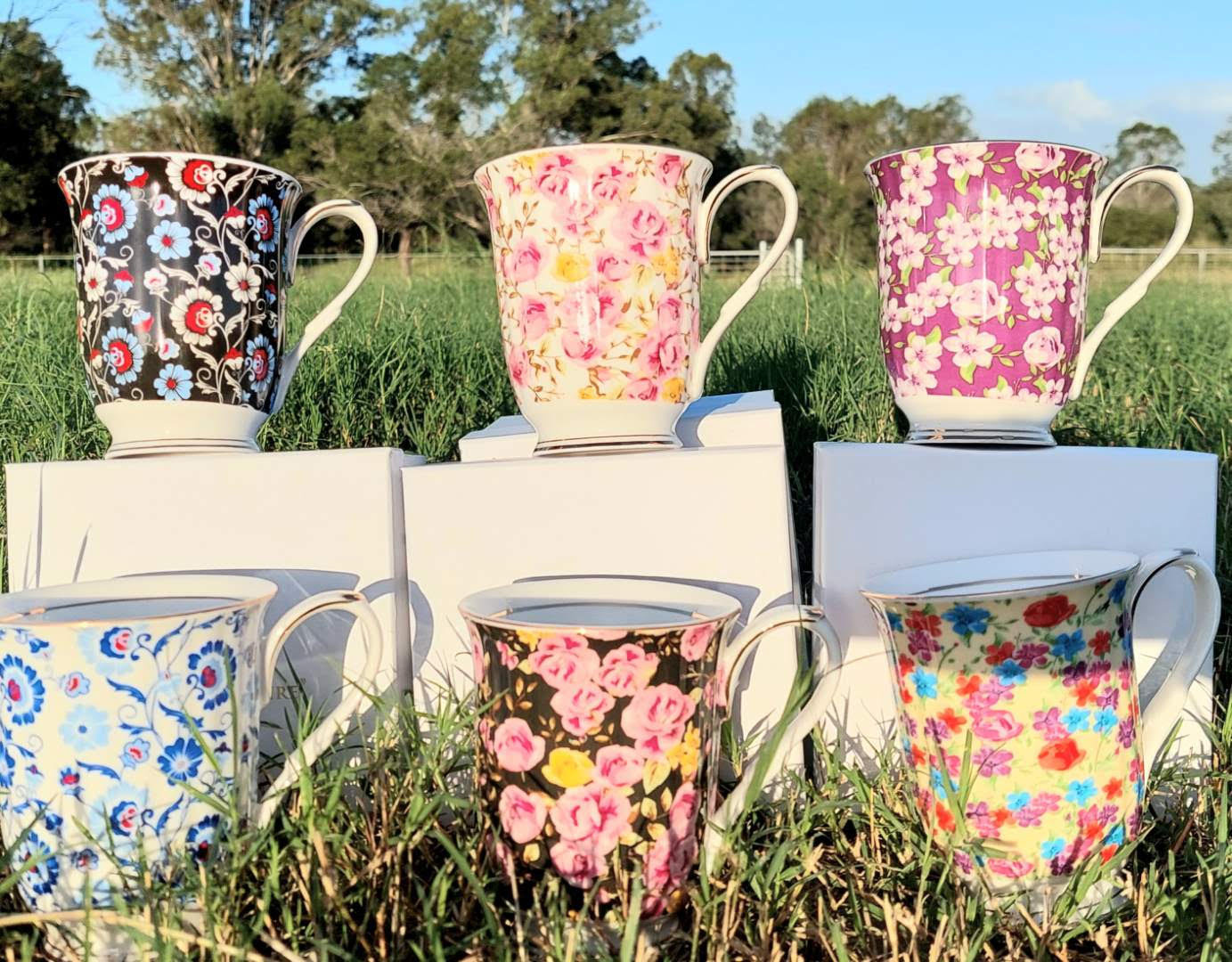 Chintz Beakers & Big Breakfast Cup and Saucer sets